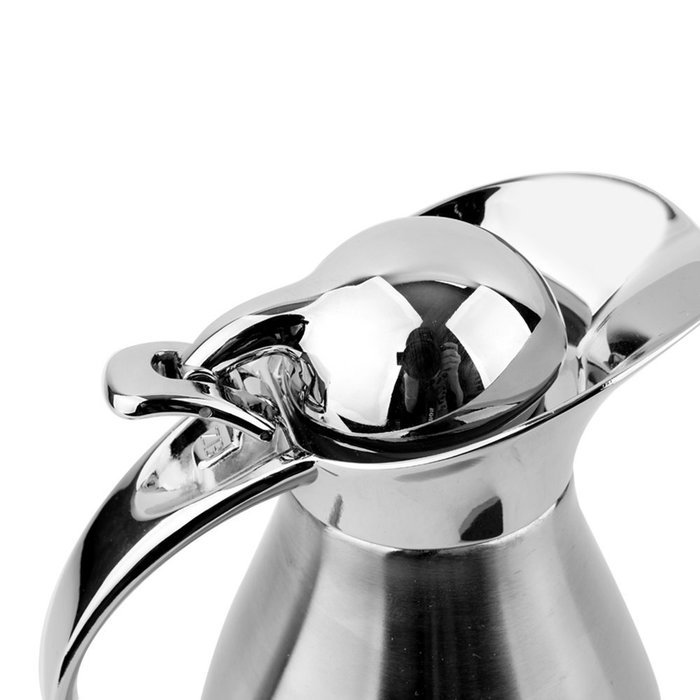 MyLifeUNIT Stainless Steel Thermal Coffee Carafe, Double Walled Vacuum Insulated Carafe with Press Button Top... N4