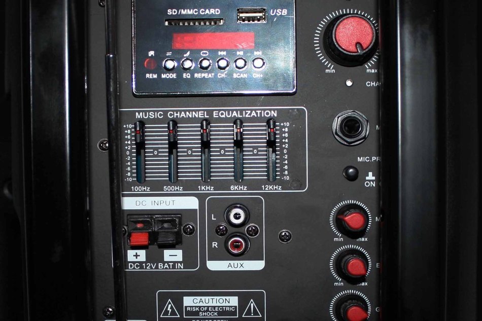 EMB PKL15 1700W 15" PA Rechargeable Speaker System N3