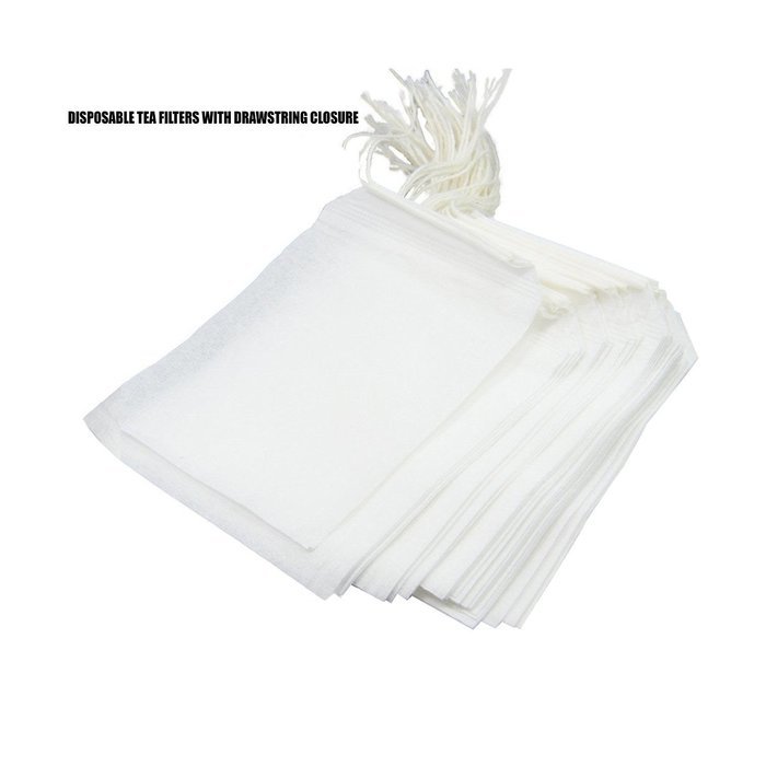 Adecco LLC Disposable Tea Filter Bags - 100 Count (100) N6