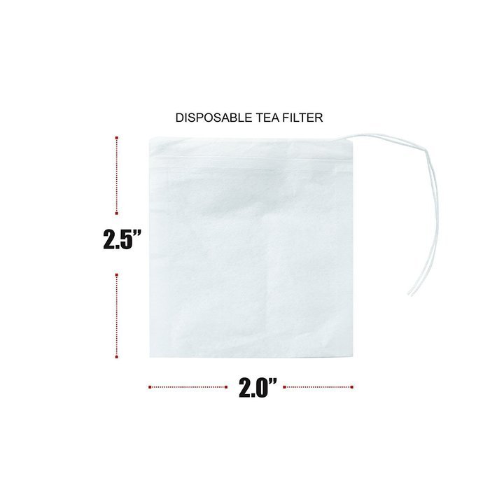 Adecco LLC Disposable Tea Filter Bags - 100 Count (100) N7