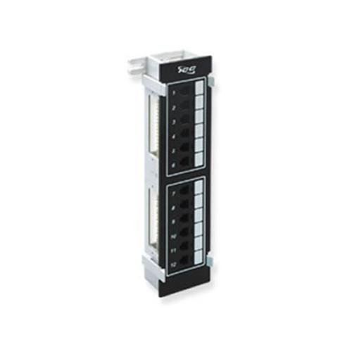 ICC ICMPP012U6 Patch Panel- Usoc Vertical- 6p6c 12-port