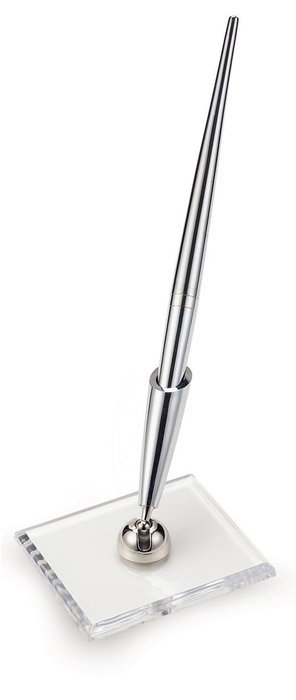 Wilton Crystal Look Wedding Day Collection Silver Guest Pen