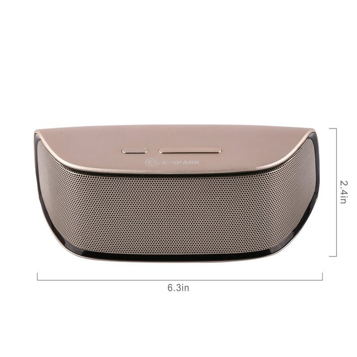 Bluetooth Speakers,E-Spark S1 Ultra 10 Watts Rechargeable Stereo Wireless Portable Speaker for Smart Phones iPhone... N9
