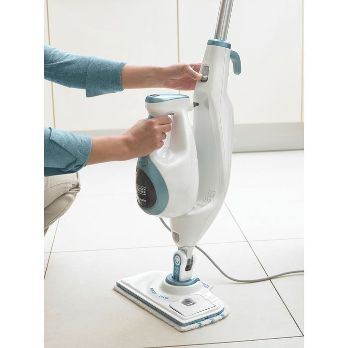 BLACK+DECKER BDH1855SM 10-in-1 Steam Mop with Fresh Scent N4