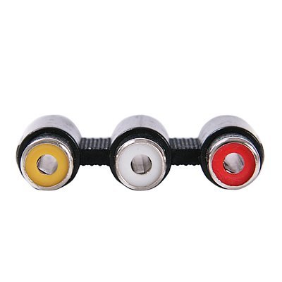 Aleratec Female to Female 3-RCA Coupler N2