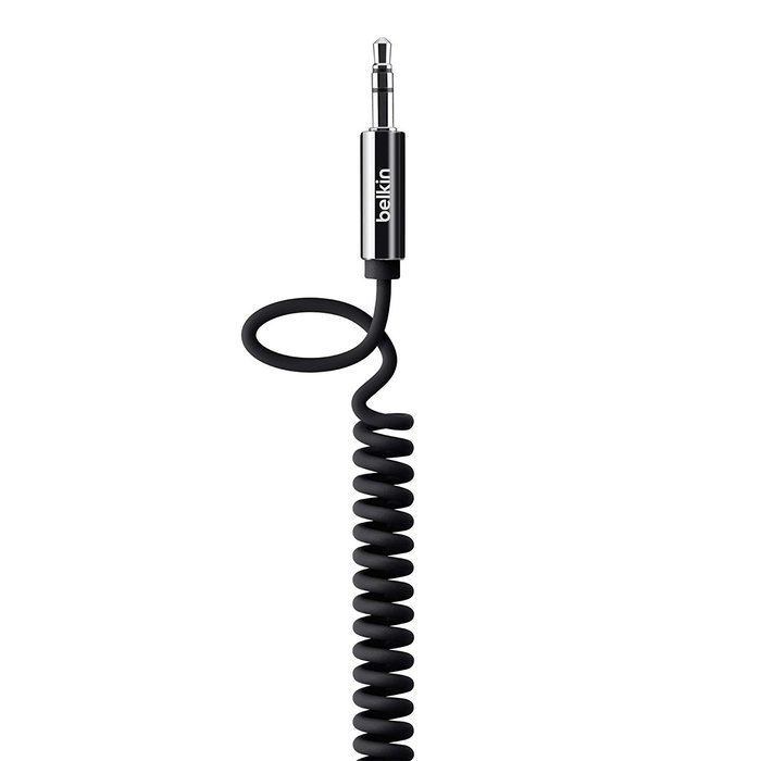 Belkin 6-Foot MIXIT Coiled Aux/Auxiliary Cable (Red) N5