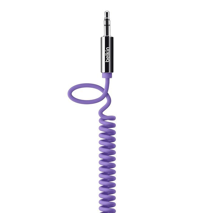 Belkin 6-Foot MIXIT Coiled Aux/Auxiliary Cable (Red) N8