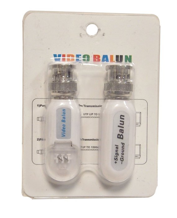 RioRand 8 PAIRS (16 PCS) Port Passive transceiver Video Balun compact size CAT5/CAT6 N5