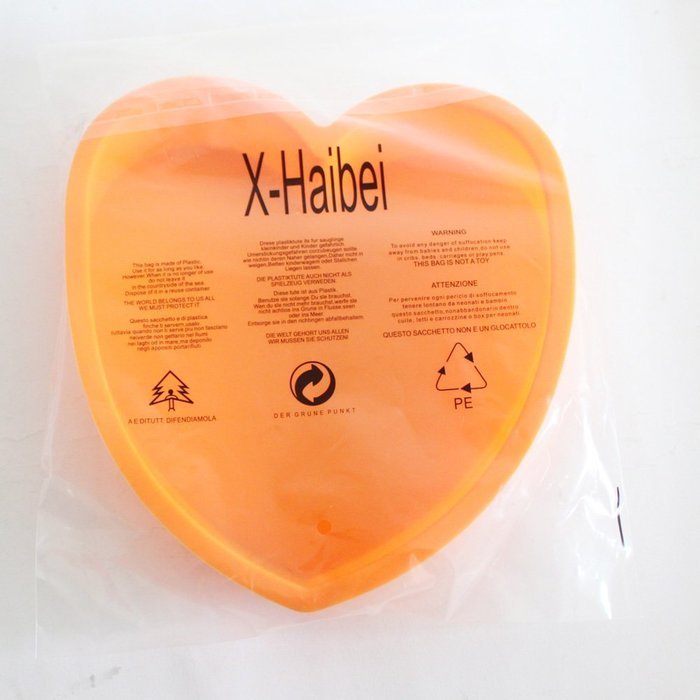 X-Haibei 8" Heart Shaped Cake Pan Chocolate Baking Tray Silicone Mold Valentine's Gift