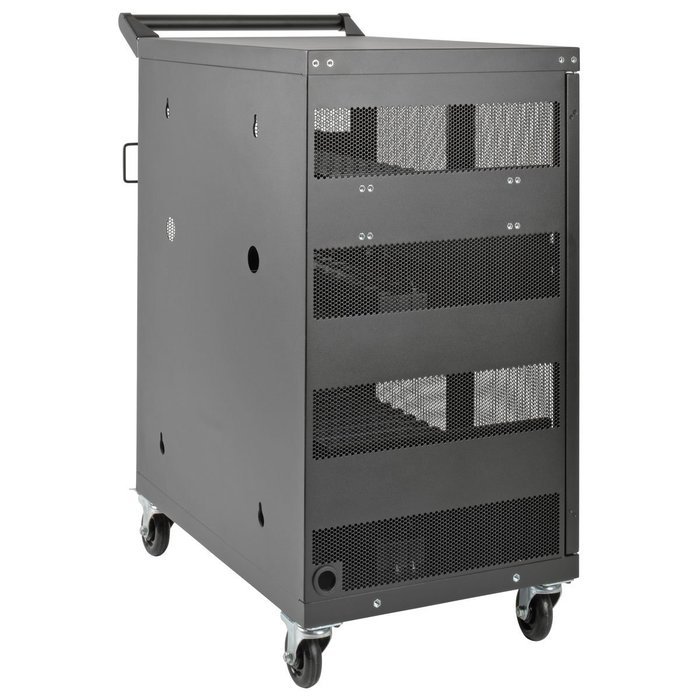 Tripp Lite 16-Port USB Charging Station Cabinet for Tablet, iPad & Android, Charge & Sync, Wall Mount (CS16USB) N14