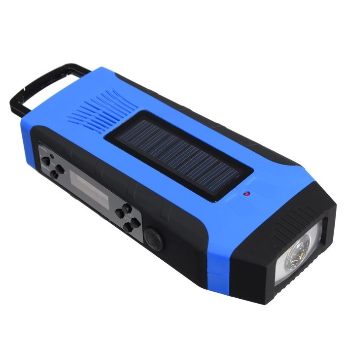 OUTERDO Dynamo Emergency Survival Solar Hand Crank Self Powered AM/FM/NOAA Weather Radio, LED Flashlight,Phone... N45