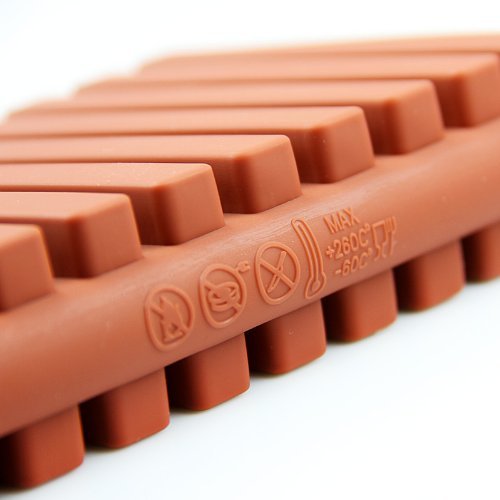 Wholeport Silicone Cake Mold Flexible Mold 20-Bar Biscuit Mold Handmade N2