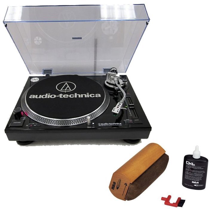 Audio-Technica ATLP120USB Professional Stereo Turntable w/ USB LP to DIG Recording Piano Black With RCA Turntable... N2