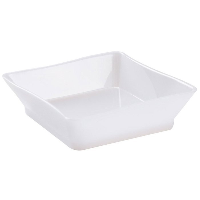 Fineline Settings 10-Piece Tiny Temptations Tray, 2.25 by 2.25-Inch, White