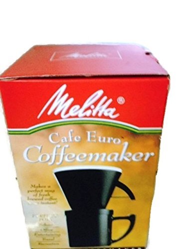 Brew One Cup of Coffee With Melitta Pour Over Cafe Euro Coffeemaker and Filters N4