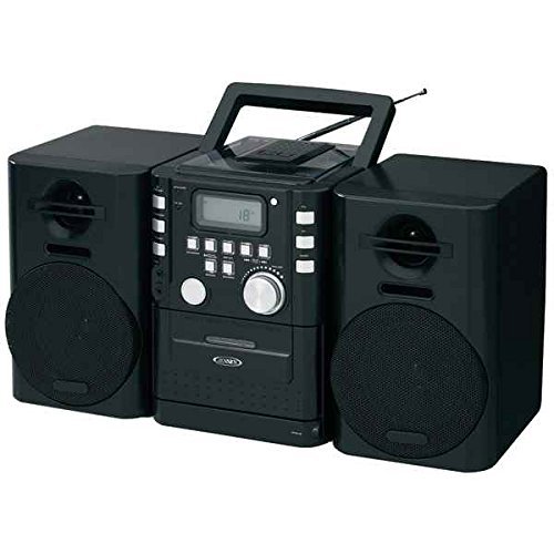 Portable CD Music System with Cassette and FM Stereo Radio