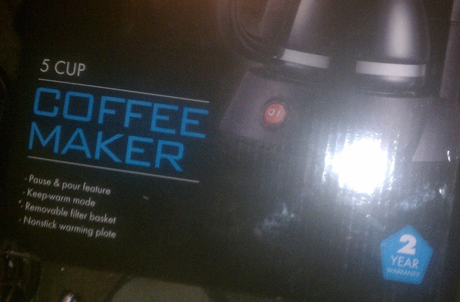 Living Solutions 5 Cup Coffee Maker