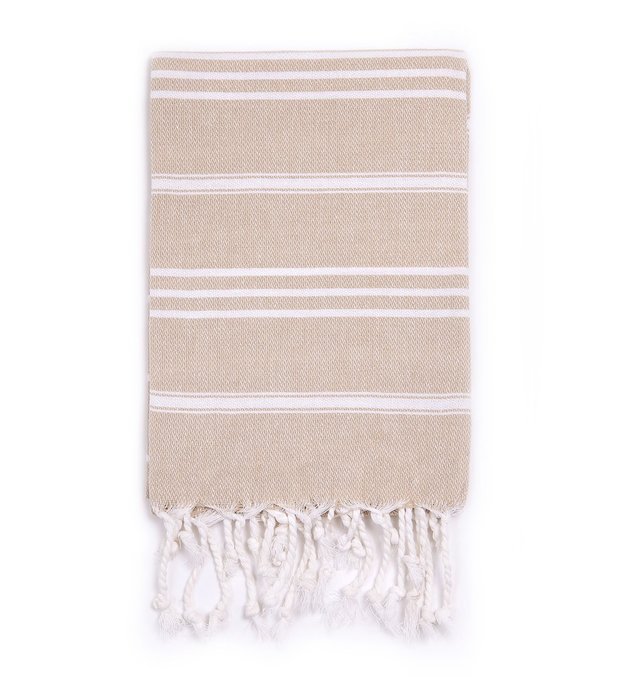 Turkish-T Basic Hand Towel - Black N9