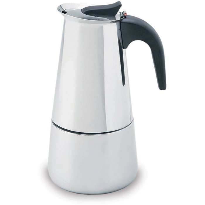 6-Cup Stainless Steel Espresso Maker, Hand Wash