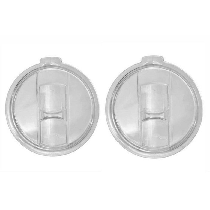 Morecome 2PC Spill And Splash Resistant Lid With Slider Closure For 30 Oz N4