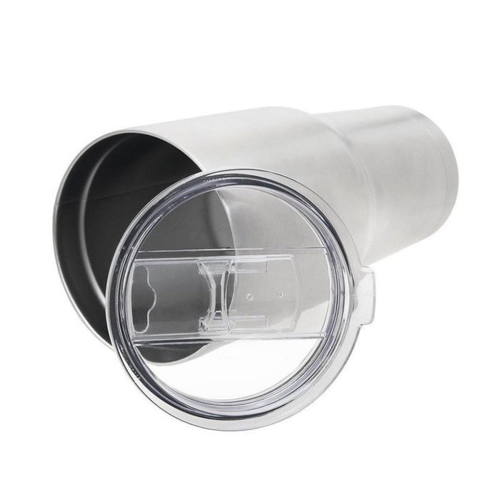 Morecome 2PC Spill And Splash Resistant Lid With Slider Closure For 30 Oz N5