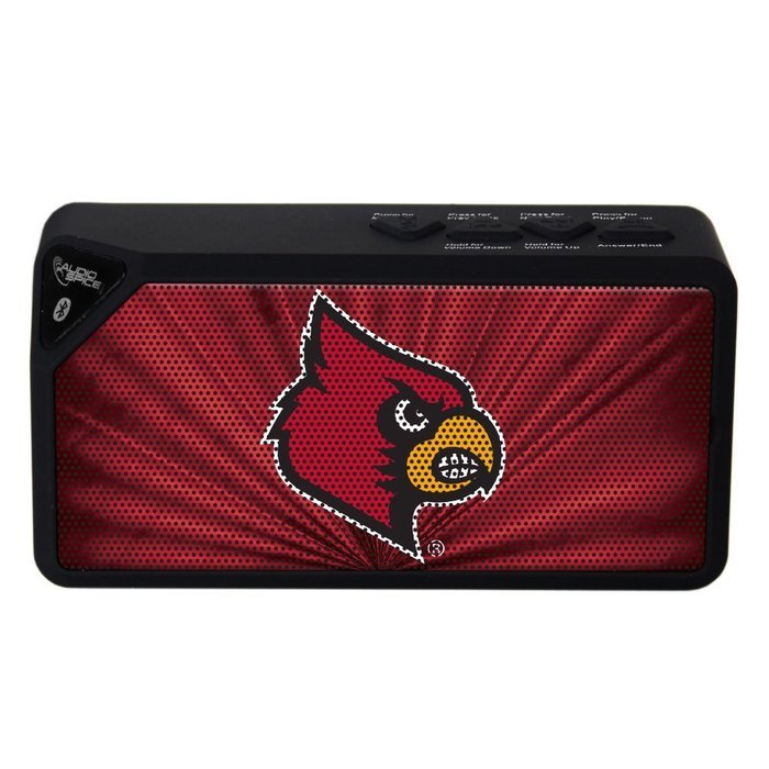 NCAA Louisville Cardinals BX-100 Bluetooth Speaker, Black N3