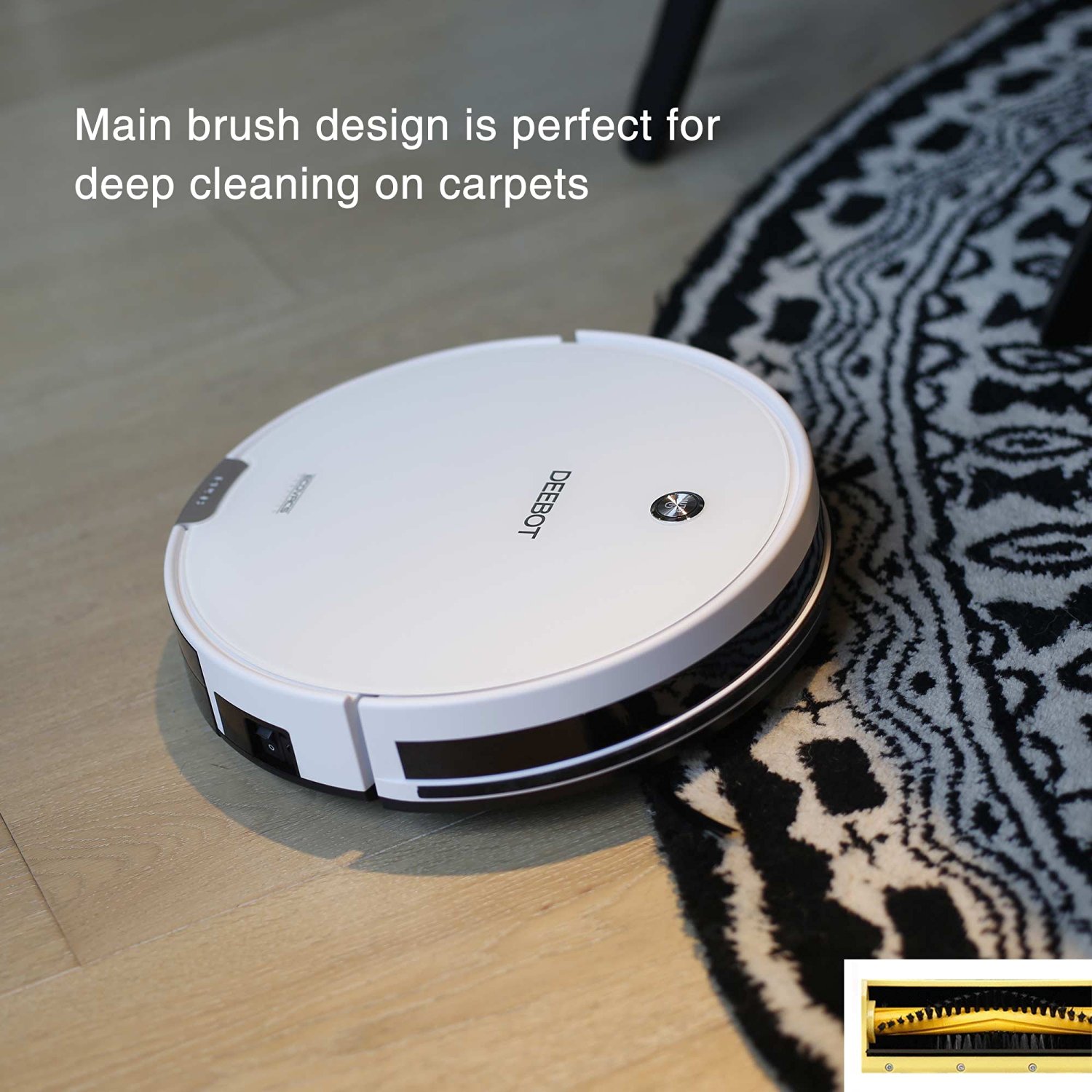 ECOVACS Robotic Vacuum Cleaner For Carpets And Floors - Automatic Robot ...