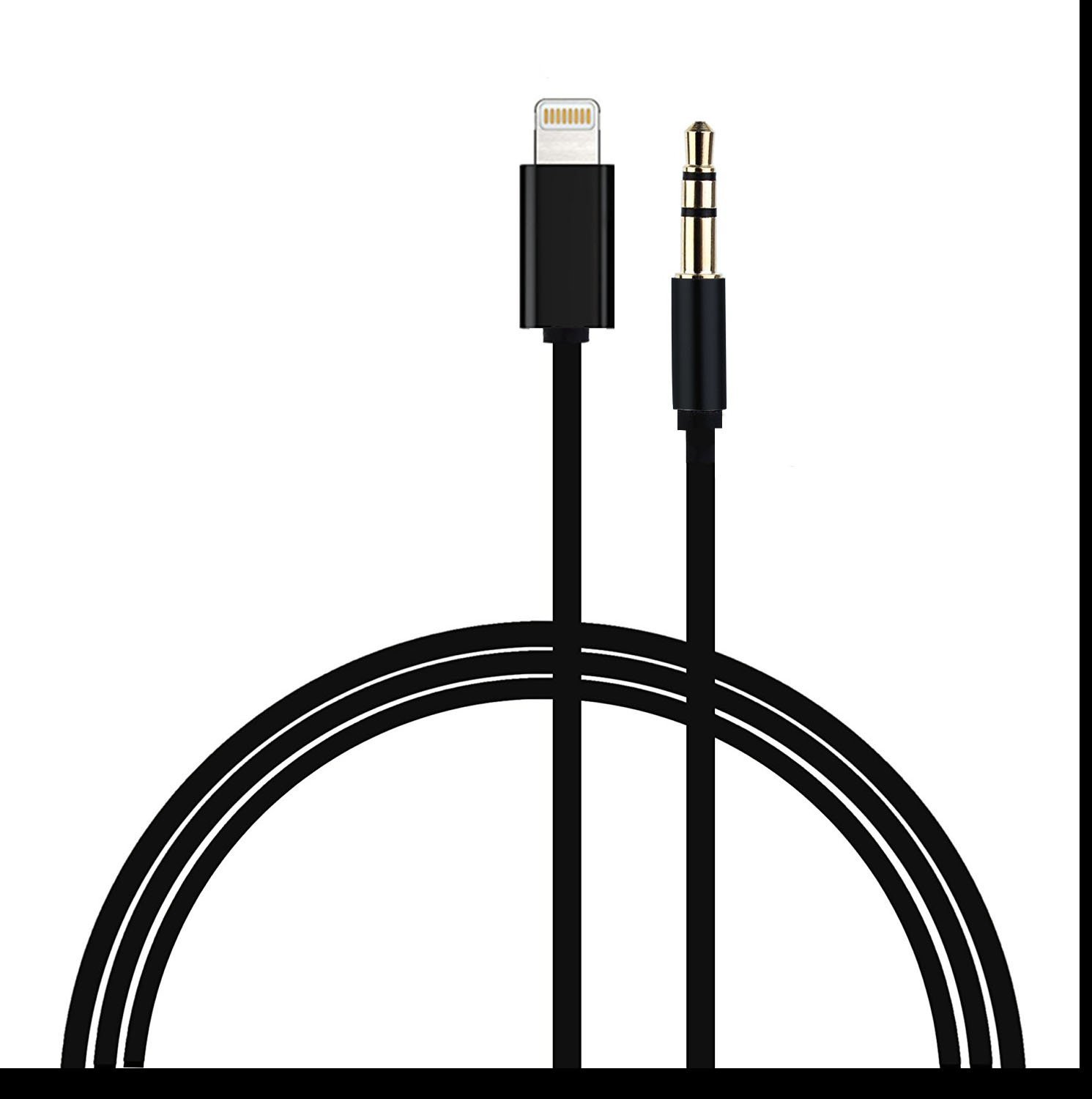 3.5 mm Male to Lightning Aux Stereo Audio Cable, Amavasion Male 3.5mm ...
