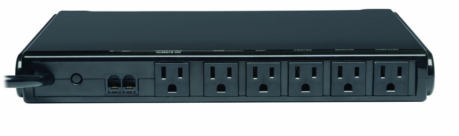 Tripp Lite Isobar Outlet Under Monitor Surge Protector Dual Usb