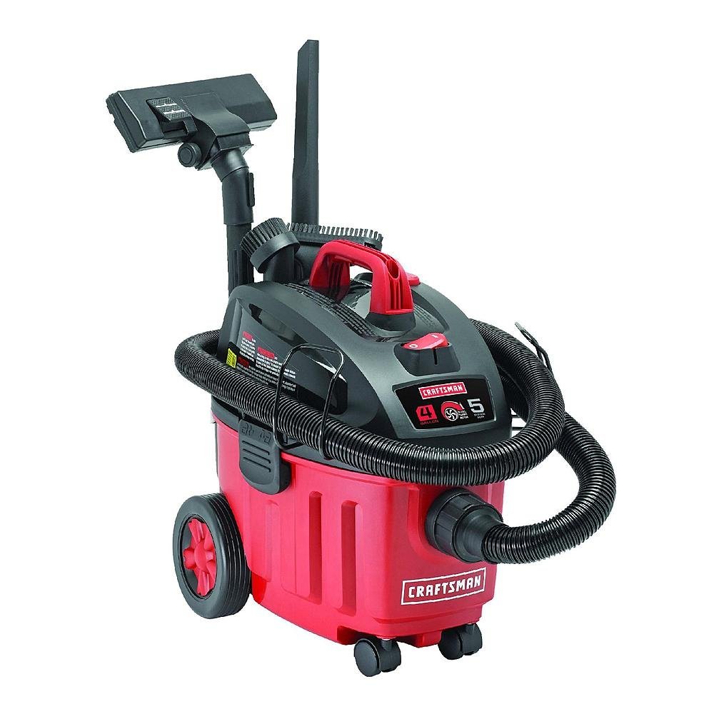 Craftsman Four Gallon Five Peak Hp Wet Dry Vac Free Image Download