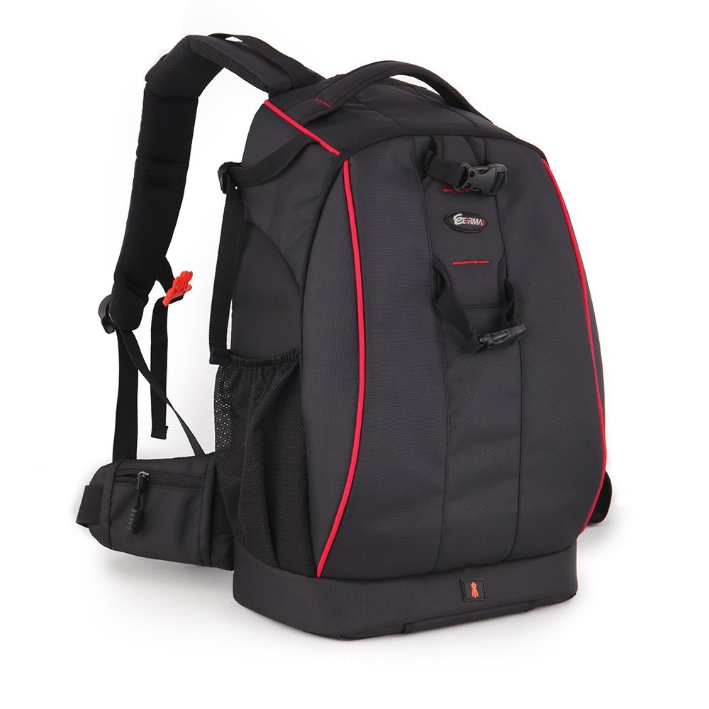 EIRMAI EMB-D2320-R SLR/DSLR Digital Camera Backpack Bag for Cameras and ...