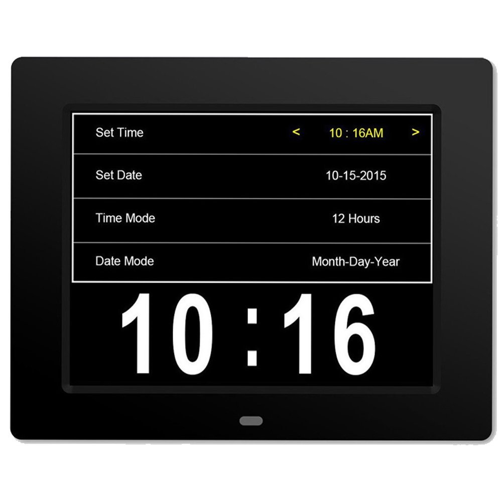 Digital Day Calendar Clock HENGLING Memory Day Date Time Clock 8 Inch Digital Day Calendar Clock HENGLING Memory Day Date Time Clock 8 Inch