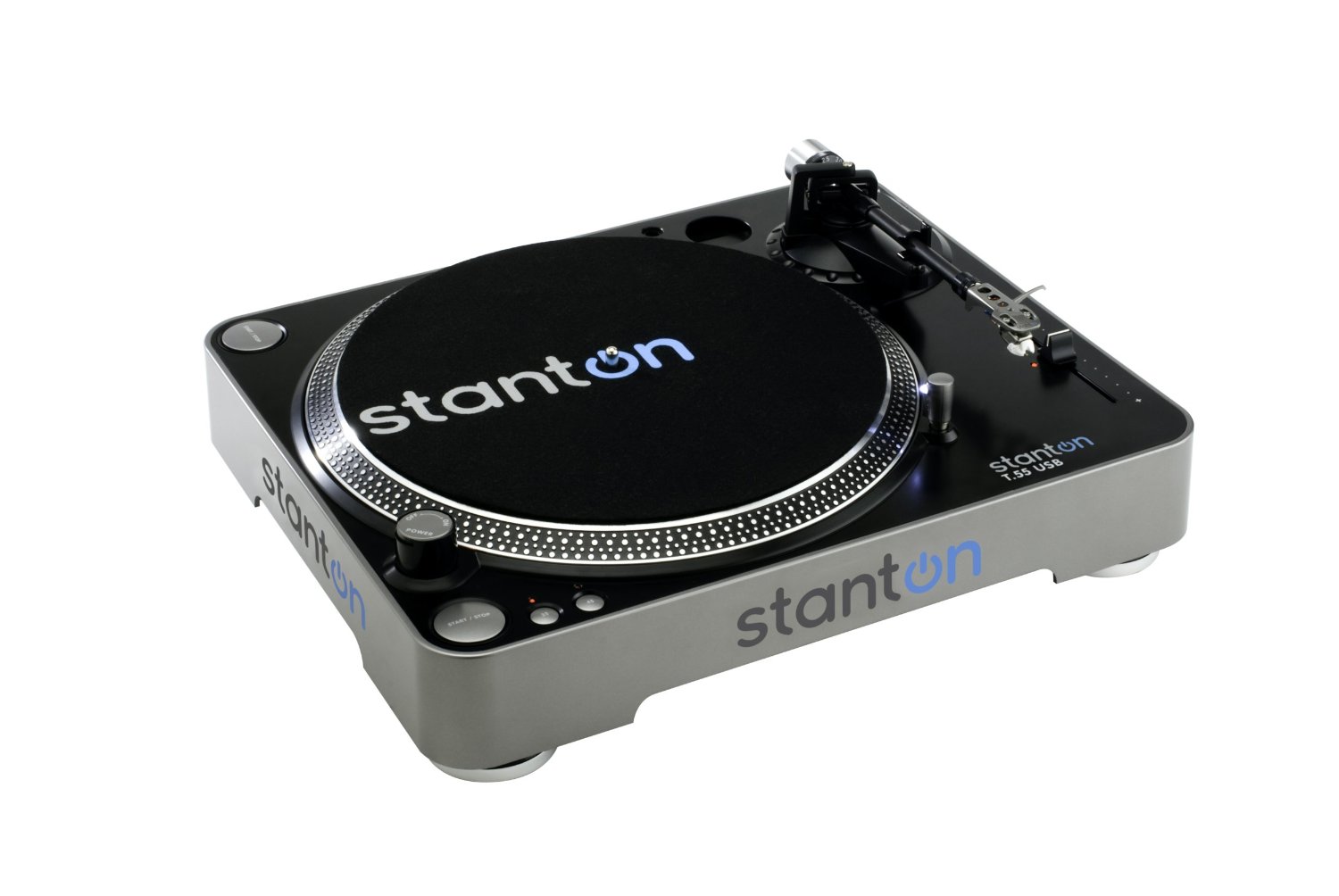 Stanton T55USB USB Belt-Drive DJ Turntable With Stanton 300 Cartridge ...