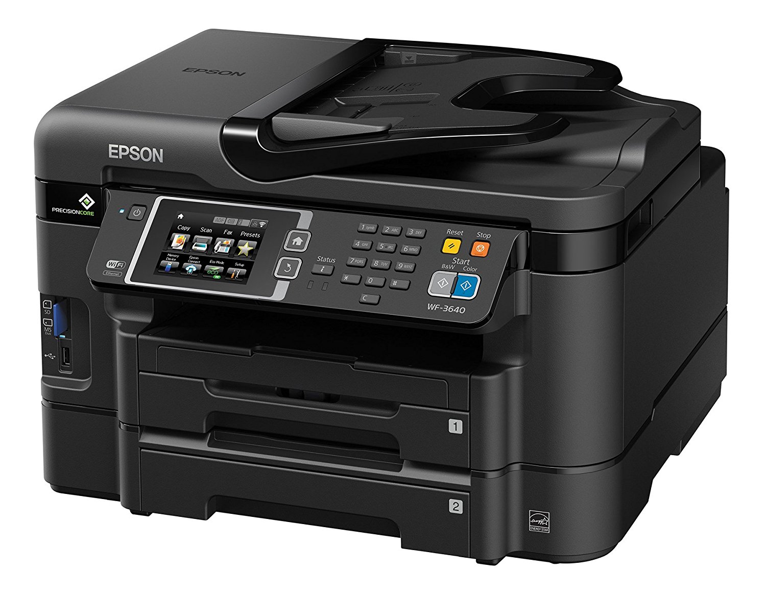 Epson Workforce Wf 3640 Wireless Color All In One Inkjet Printer With Scanner And Copier N3 Free 8983