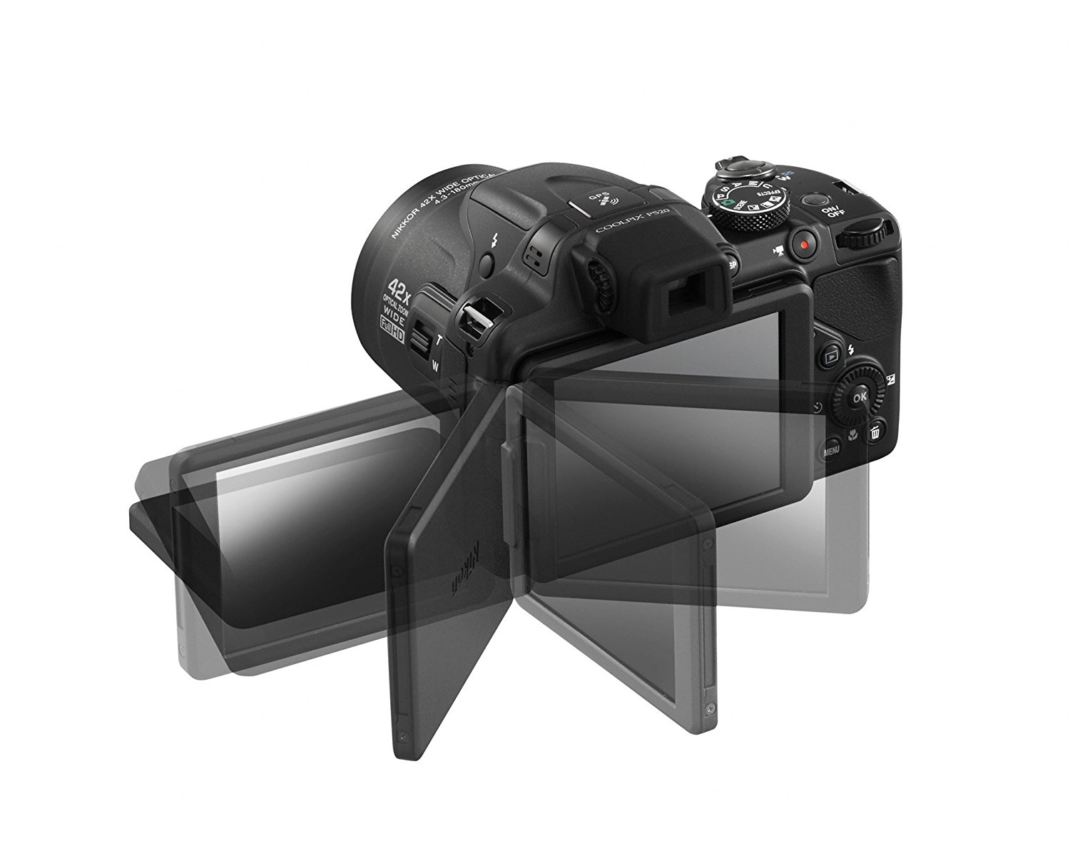 Nikon COOLPIX P520 18.1 MP CMOS Digital Camera with 42x Zoom Lens and