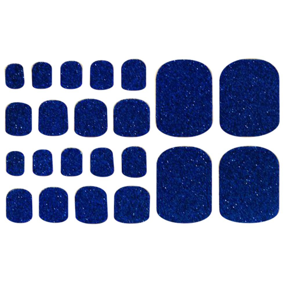 EVTECH(TM) 4 Style Colorful Toe Nail Sticker Full Nail Wrap Nail Decals ...