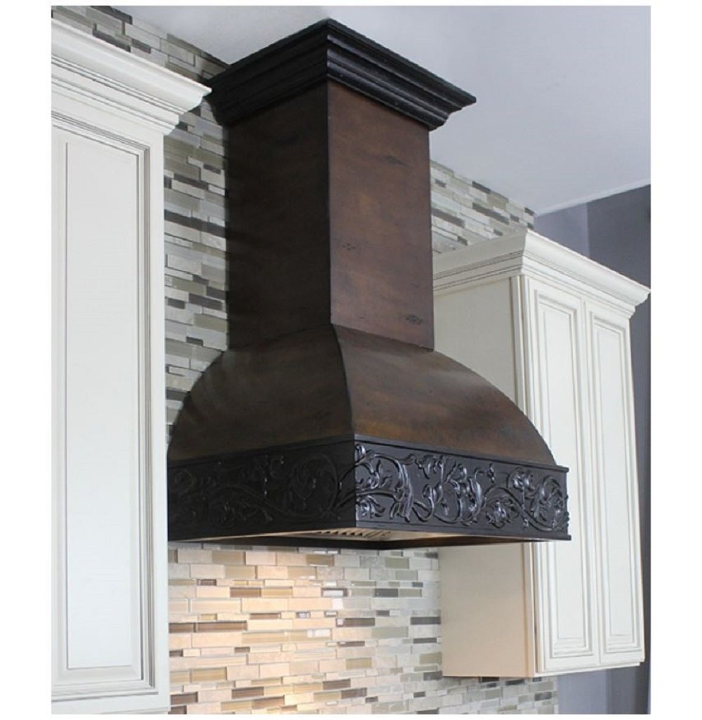 Z Line 393AH36 1200 CFM Wooden Wall Mount Range Hood, 36", Antigua/Hamilton N3 free image download