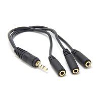 eBayson 3.5mm (1/8") TRRS 4-Pole/3-Rings Male to 3x Female 3.5mm TRRS 4-Pole/3-Rings Stereo Splitter Audio Cable... N2