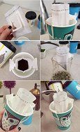 Disposable Drip Cafe Coffee Filter Easy Portable Drip Coffee. At School. In the Workplace.When I go Out. -50pack N3