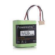 Powerextra 2 Pack 7.2V 3000mAh Ni-MH iRobot Mint 5200 Vacuum Cleaner Replacement Battery For iRobot Mint 5200B N5