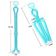 ONEDONE Folding Boot Shaper Stands Boots Knee High Shoes Clip Support Stand -5Pack N4