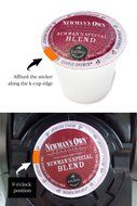 K-cup 2.0 Freedom Sticker Allow You Use Any K Cups, Reusable Freedom Clip for Keurig 2.0 Series Brewers -Pack... N3