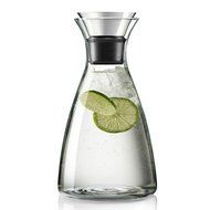 Bar Clear Glass Pitcher Jug Water Drink Juice Coffee Party Safe Tableware (L) N5