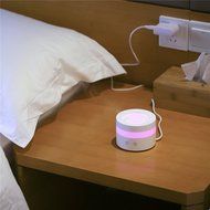 Topc USB Ultrasonic Cool Mist Aroma Humidifier 100ml Essential Oil Diffuser with Color Changing LED Lights N4