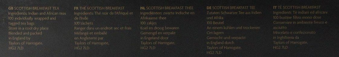 Taylors of Harrogate Classic Tea Variety Box, 48 Count N158