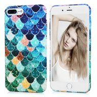 iPhone 7 Plus Case (5.5"), YOKIRIN Printed Fashion Full Matte Hard Touch Slim-Fit Flexible PC Texture Flower Coated... N13