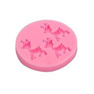 "Christmas Deer Decorating Fondant Mold Silicone Cake Mould" shopping N3