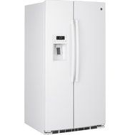 GE Profile PSE25KGHWW 36" Side-by-Side Refrigerator with 25.4 cu. ft. Capacity in White N7