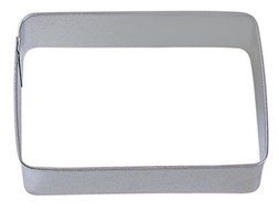 CybrTrayd RM-0879 R&amp;M Rectangle 3.5&quot; Cookie Cutter, Metallic