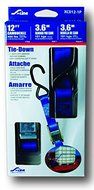 S-Line XC012-1P General Purpose Cam Buckle Strap with S-Hooks, 1-Inch by 12-Feet, 400-Pounds Working Load Limit...